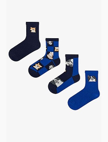 Chaussettes mi-mollet paire garçon the paw club penti