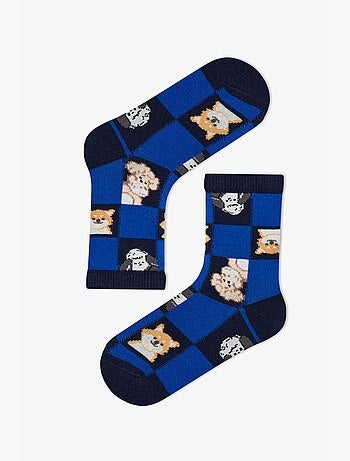 Chaussettes mi-mollet paire garçon the paw club penti