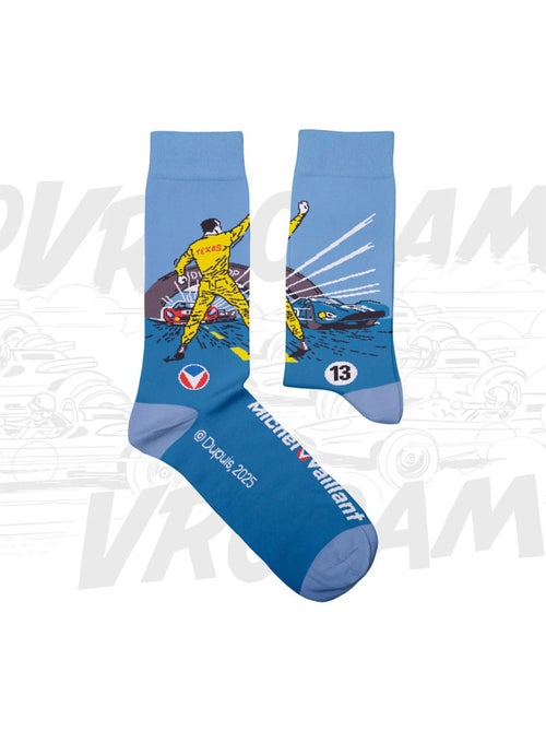 Chaussettes Michel Vaillant, Le 13 Est Au Départ - Kiabi