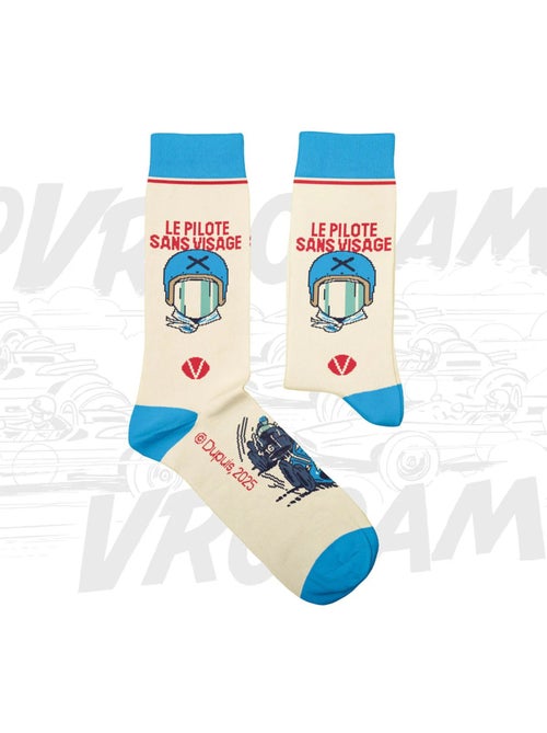 Chaussettes Michel Vaillant, Le Pilote Sans Visage - Kiabi