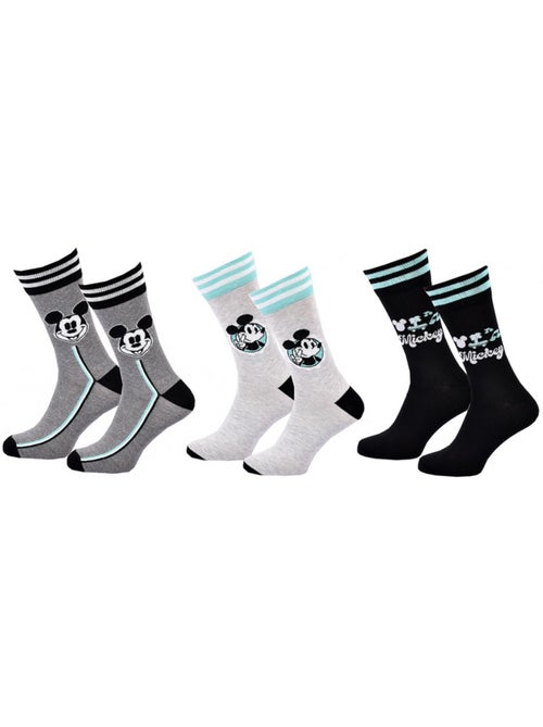 Chaussettes Mickey - Pack de 3 - Kiabi