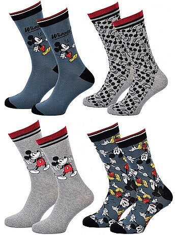 Chaussettes Mickey - Pack de 4