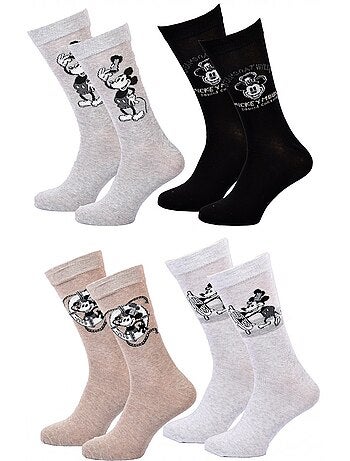 Chaussettes Mickey - Pack de 4