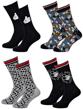 Chaussettes Mickey - Pack de 4
