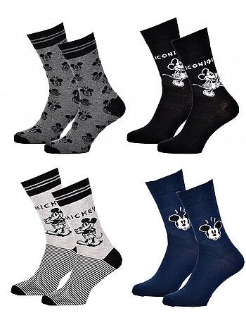 Chaussettes Mickey - Pack de 4