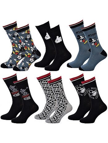 Chaussettes Mickey - Pack de 6