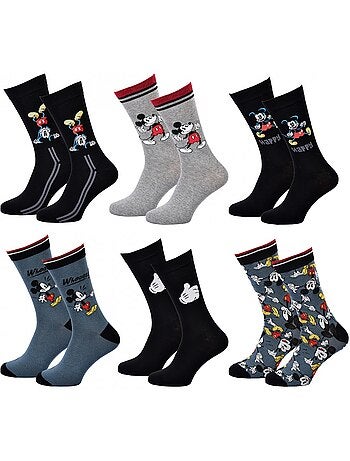 Chaussettes Mickey - Pack de 6