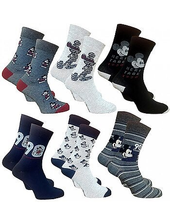 Chaussettes Mickey - Pack de 6