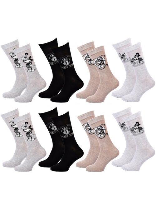 Chaussettes Mickey - Pack de 8 - Kiabi