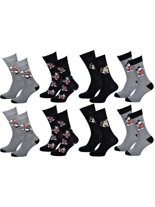 Chaussettes Mickey - Pack de 8 - Kiabi