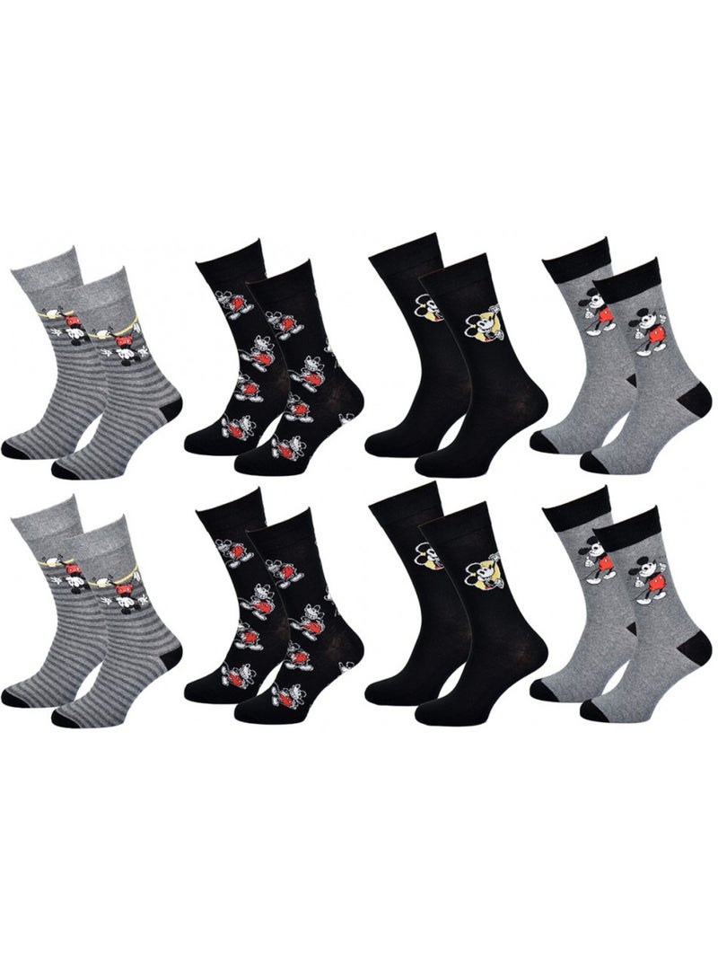 Chaussettes Mickey - Pack de 8 Multicolore - Kiabi
