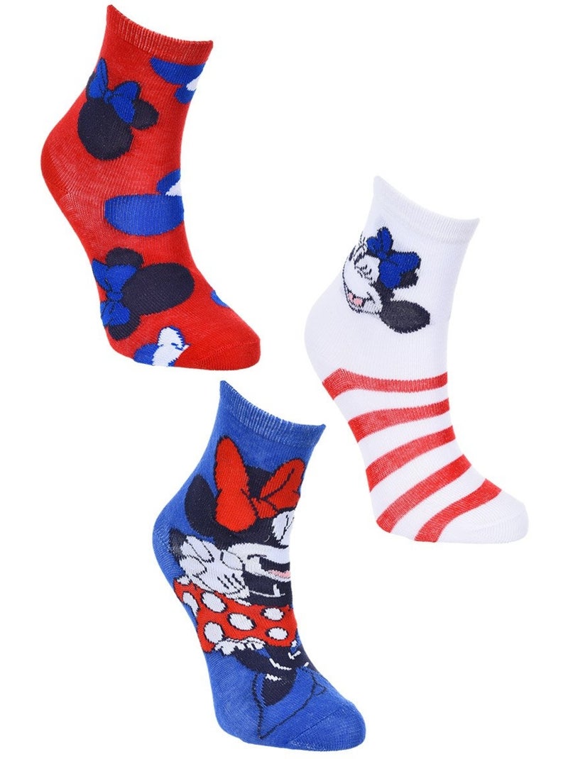 Chaussettes Minnie Mouse | Licence Officielle Multicolore - Kiabi