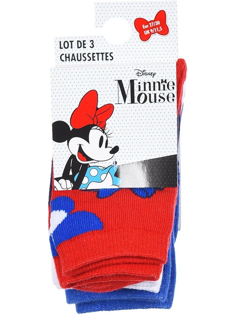 Chaussettes Minnie Mouse | Licence Officielle Multicolore - Kiabi