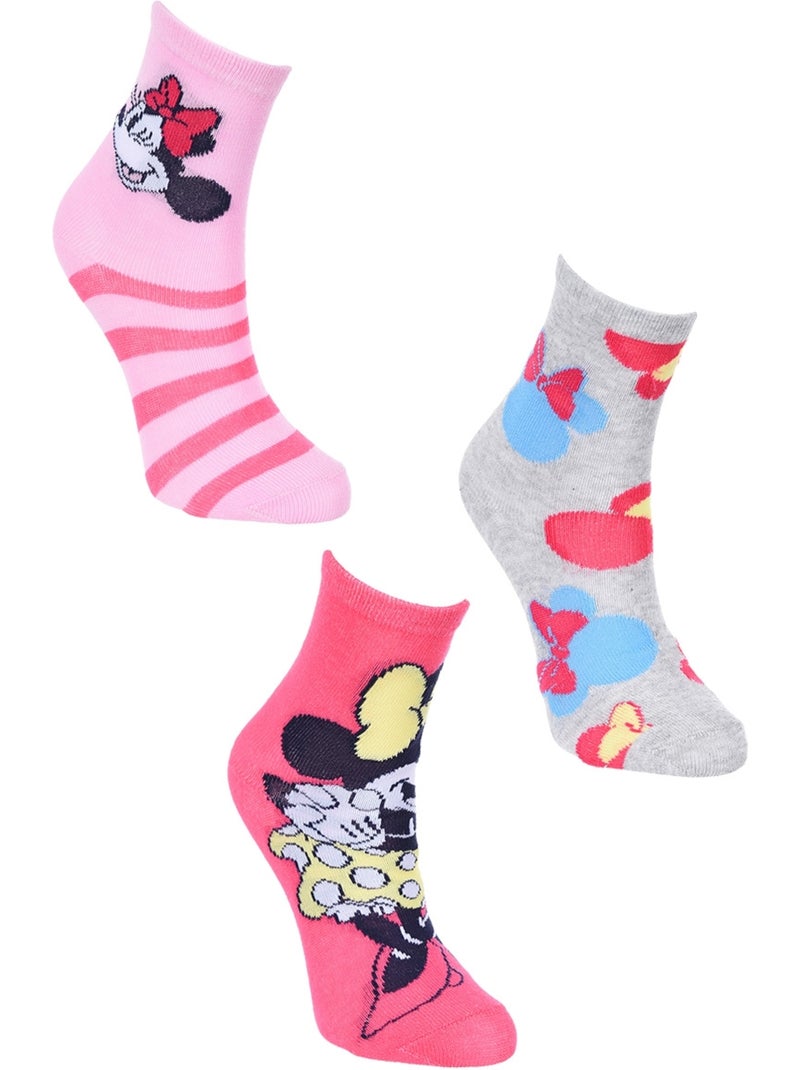 Chaussettes Minnie Mouse | Licence Officielle Multicolore - Kiabi