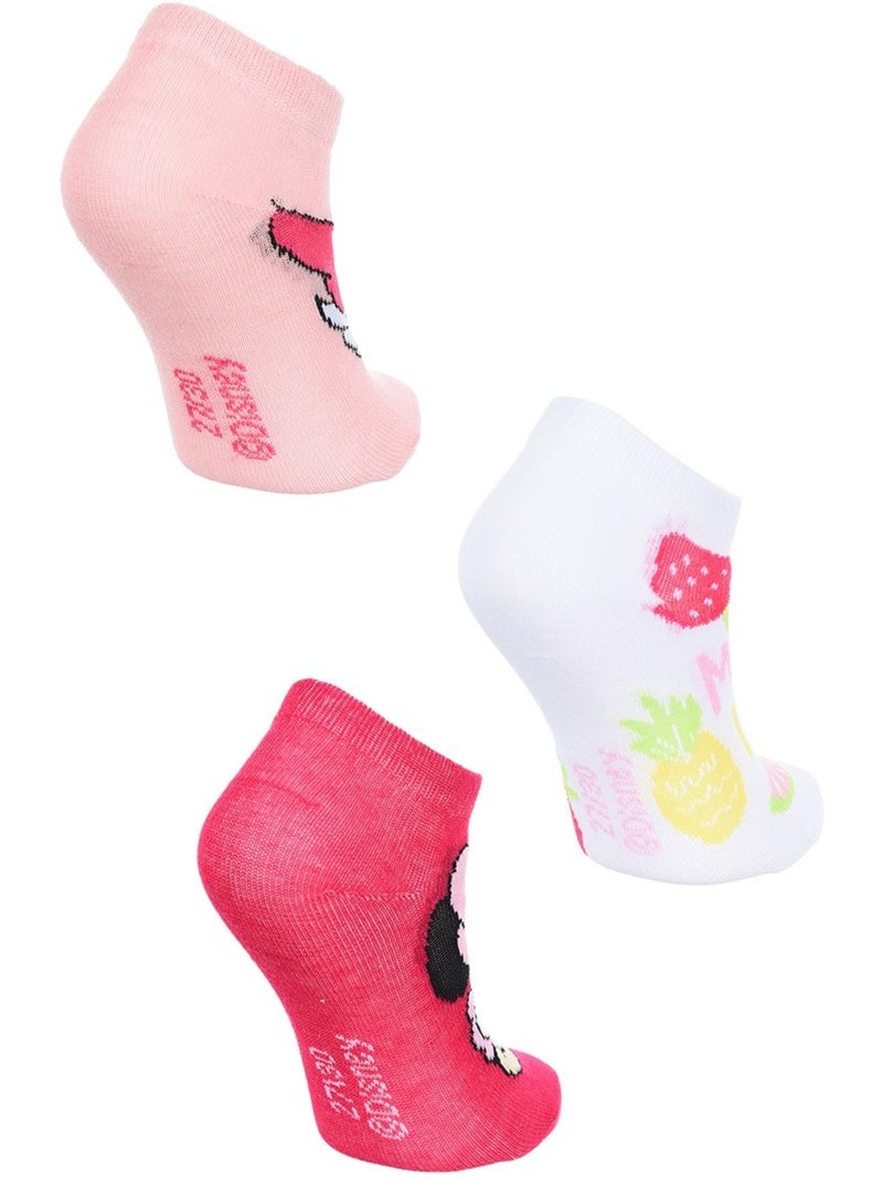 Chaussettes Minnie Mouse | Licence Officielle Multicolore - Kiabi