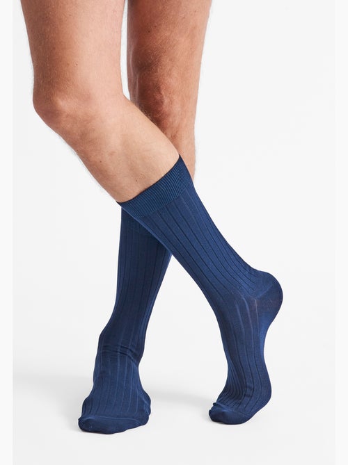 Chaussettes mixtes à base de fil d'Écosse mélangé - Damart - Kiabi