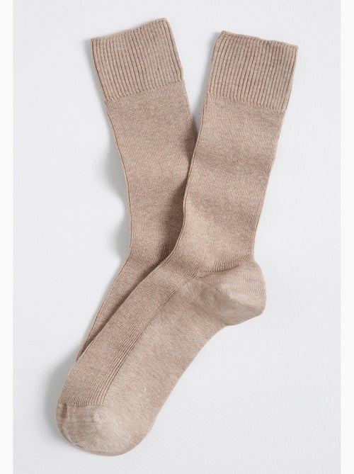 Chaussettes mixtes à base de fil d'Écosse mélangé - Damart - Kiabi