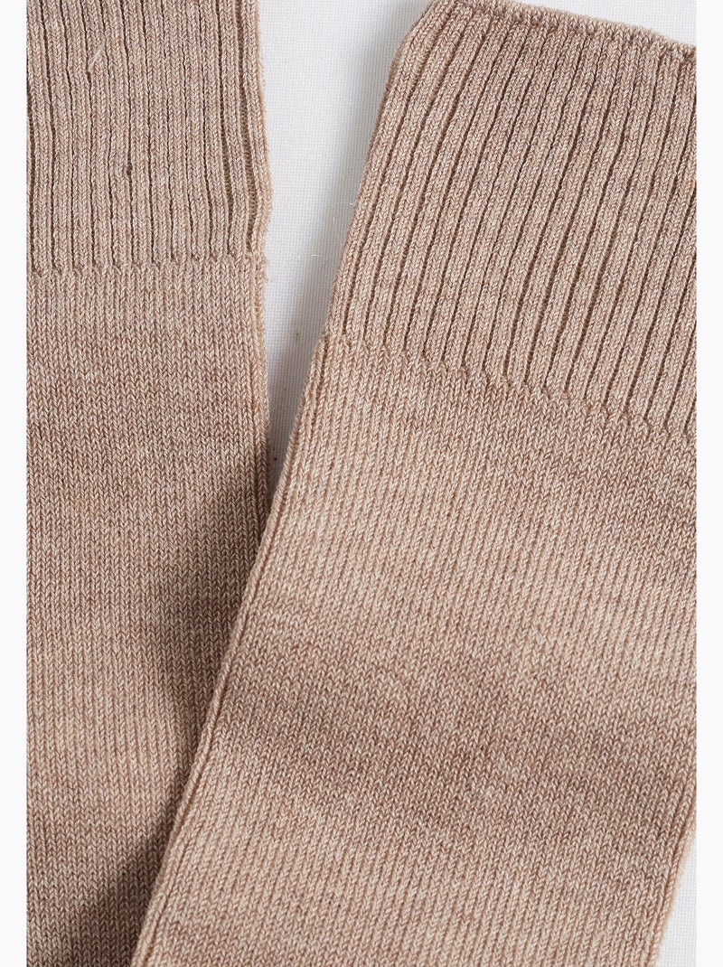 Chaussettes mixtes à base de fil d'Écosse mélangé - Damart Gris - Kiabi