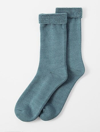 Chaussettes mixtes maille jersey bouclette Thermolactyl - Damart