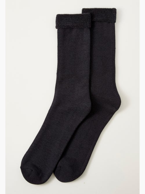 Chaussettes mixtes maille jersey bouclette Thermolactyl - Damart - Kiabi