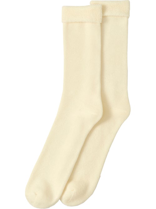 Chaussettes mixtes maille jersey bouclette Thermolactyl - Damart - Kiabi
