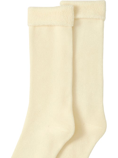 Chaussettes mixtes maille jersey bouclette Thermolactyl - Damart - Kiabi