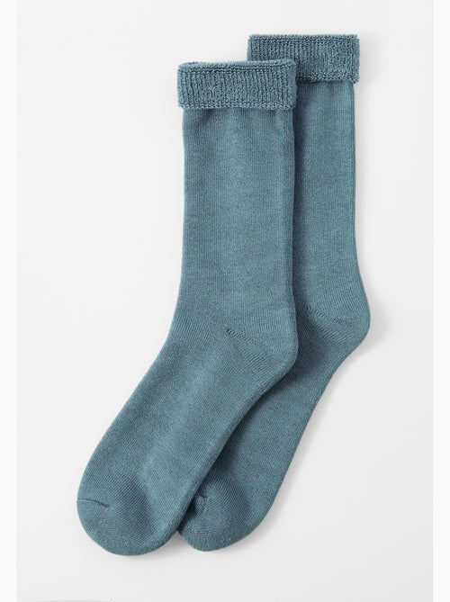 Chaussettes mixtes maille jersey bouclette Thermolactyl - Damart - Kiabi