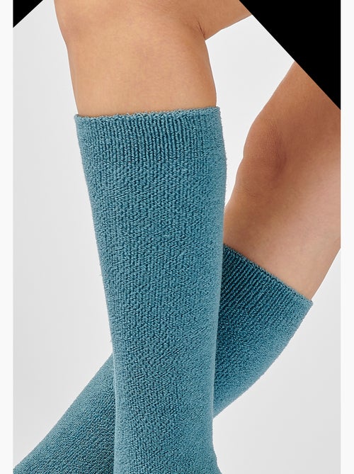 Chaussettes mixtes maille jersey bouclette Thermolactyl - Damart - Kiabi