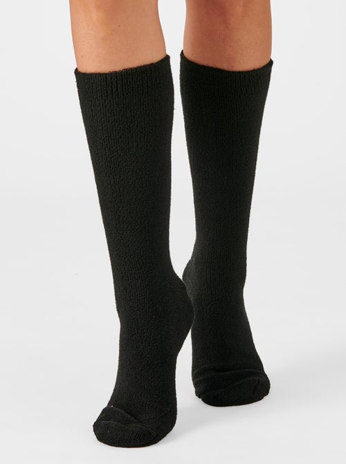Chaussettes mixtes maille jersey bouclette Thermolactyl - Damart - Kiabi