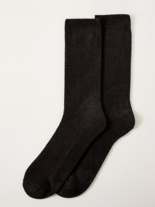 Chaussettes mixtes maille jersey bouclette Thermolactyl - Damart - Kiabi