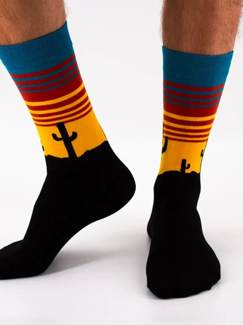 Chaussettes Motif| Titeschaussettes Noir - Kiabi