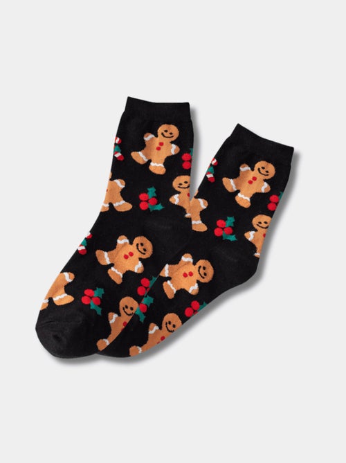 Chaussettes Motifs Noël - Kiabi