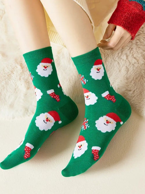 Chaussettes Motifs Noël - Kiabi