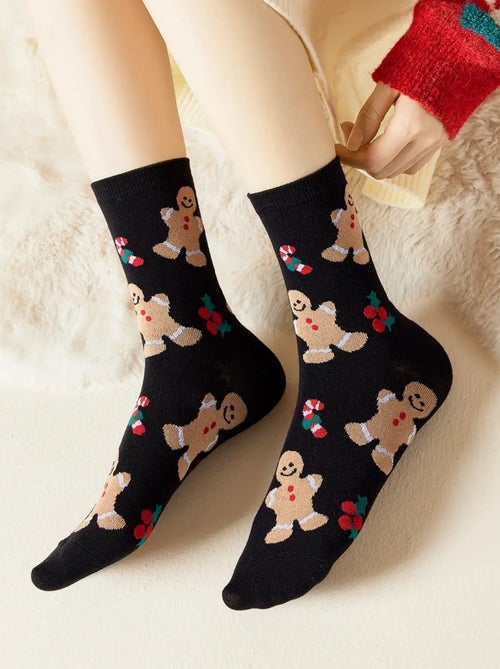 Chaussettes Motifs Noël - Kiabi