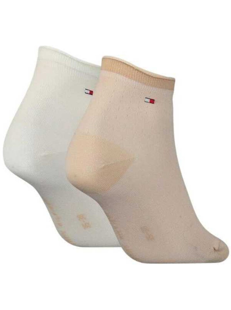 Chaussettes motif/style à pois - tommy hilfiger Beige - Kiabi