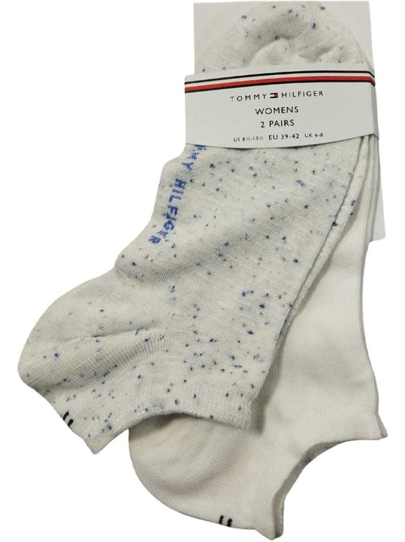 Chaussettes motif/style à pois - tommy hilfiger Bleu Blanc - Kiabi