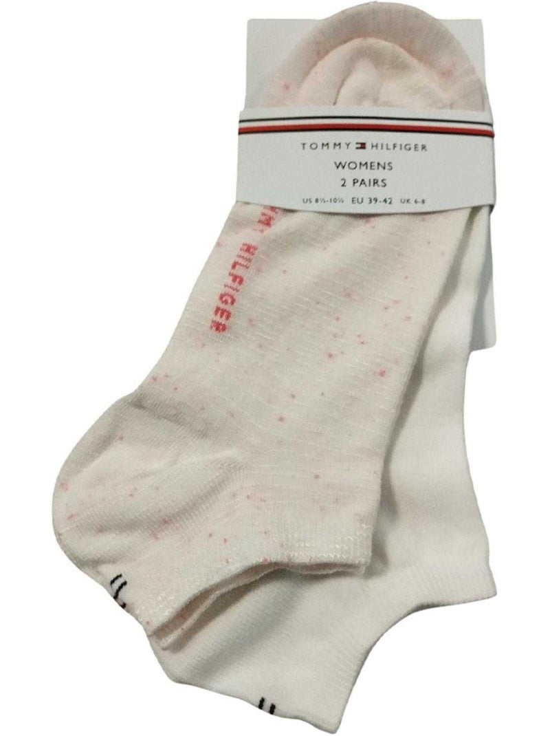 Chaussettes motif/style à pois - tommy hilfiger Rose - Kiabi