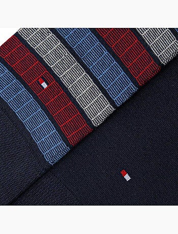 Chaussettes motif/style blocs de couleurs - tommy hilfiger