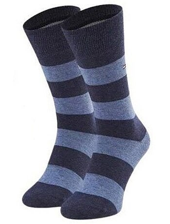 Chaussettes motif/style détail contrasté - tommy hilfiger