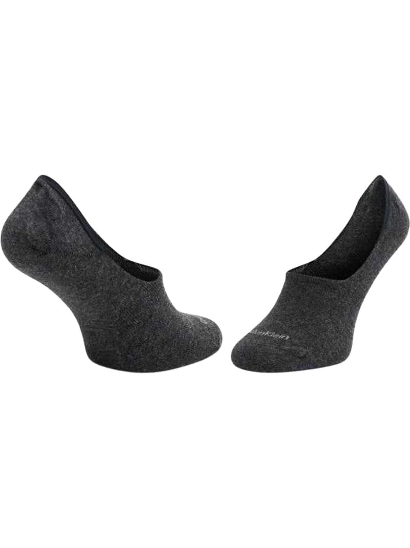 Chaussettes motif/style logo - calvin klein Gris - Kiabi