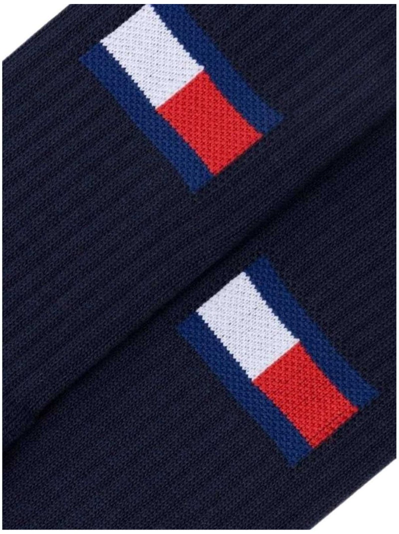 Chaussettes motif/style logo - tommy hilfiger Bleu marine - Kiabi