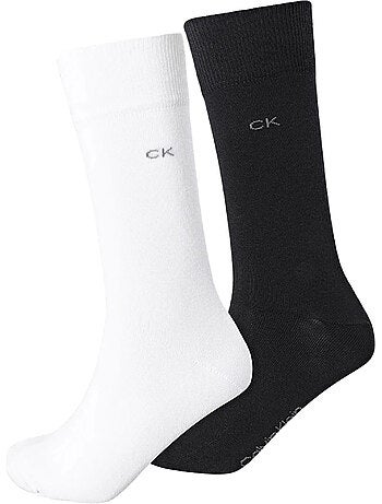Chaussettes motif/style logo brodé - calvin klein