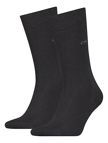 Chaussettes motif/style logo brodé - calvin klein
