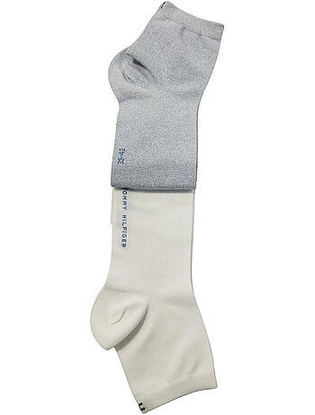 Chaussettes motif/style logo brodé - tommy hilfiger