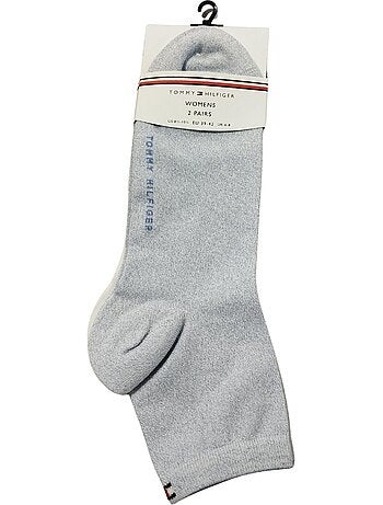 Chaussettes motif/style logo brodé - tommy hilfiger