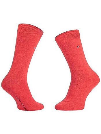 Chaussettes motif/style logo brodé - tommy hilfiger