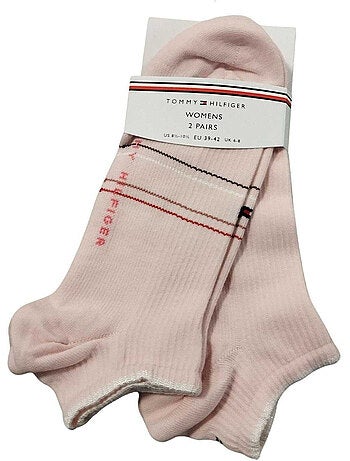 Chaussettes motif/style logo texte - tommy hilfiger