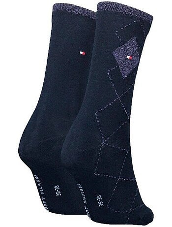 Chaussettes motif/style losange - tommy hilfiger