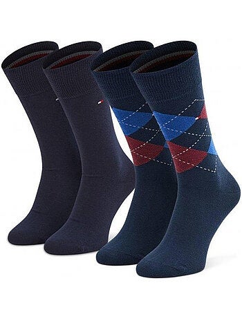 Chaussettes motif/style losange - tommy hilfiger