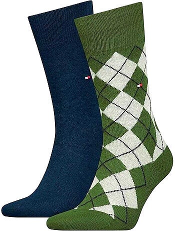 Chaussettes motif/style losange - tommy hilfiger